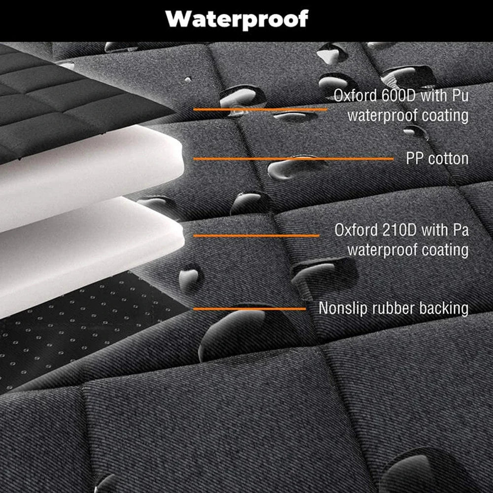 Dual-Protection Waterproof Dog Car Seat